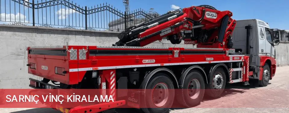 Sarnıç İlçemi Vinç Kiralama